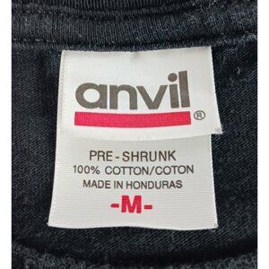 T-shirt Noir Anvil – Andrew's NC Cherokee County Cycles – Taille L – Occasion